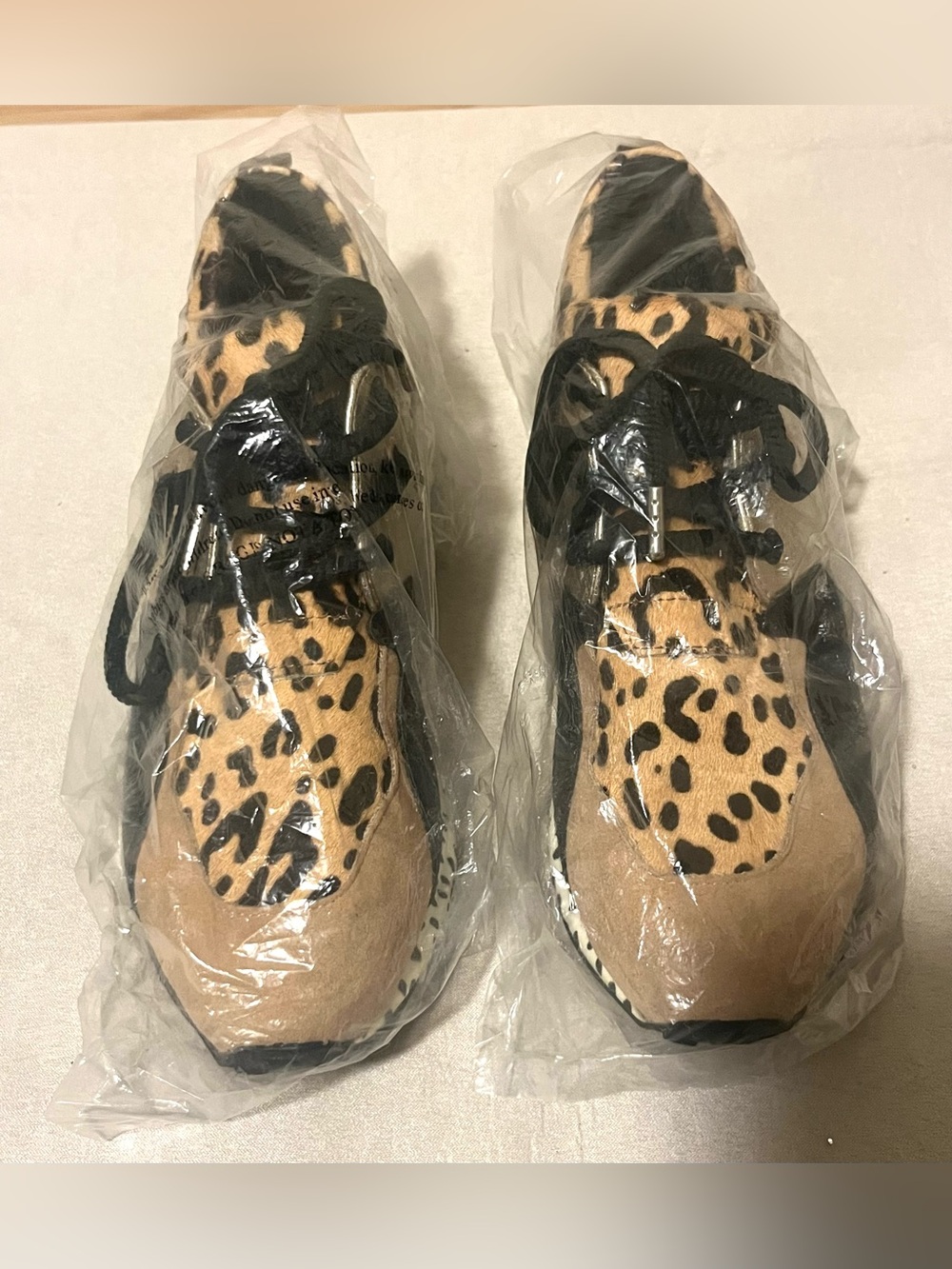Steve Madden Cliff Multicolor Animal Print Suede Fashion Sneakers Size 8.5 - Picture 9 of 16